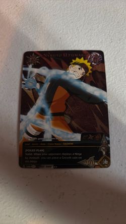 Naruto Uzumaki Foiled Plan Trading Card