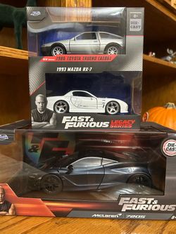 Jada Fast & Furious Die-Cast Cars Set of 3