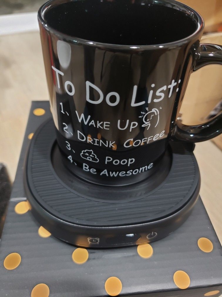Dad To-do List Mug With Warmer