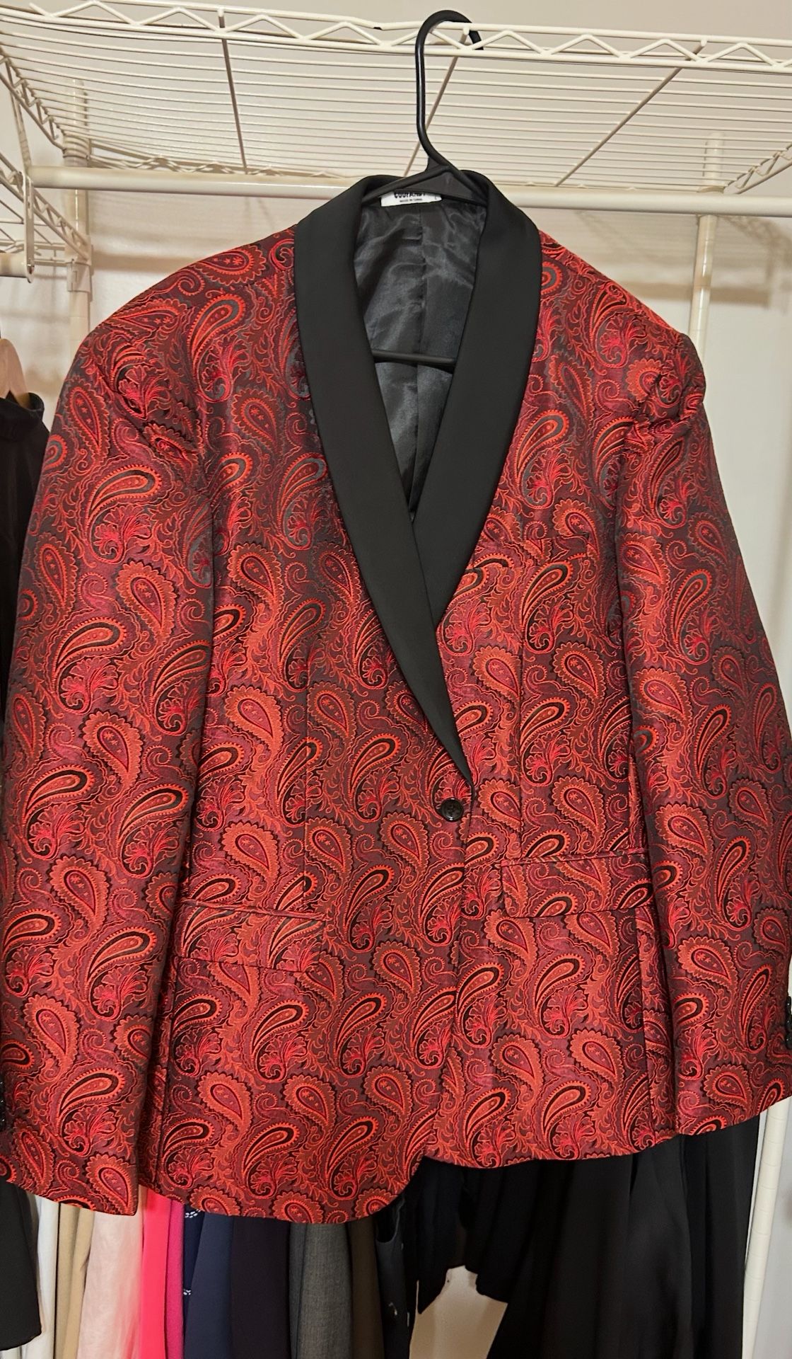 Red Men’s Blazer