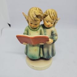 Vintage Goebel Hummel #261 Angel Duet Stille Nacht TMK-6 Missing Bee W. Germany