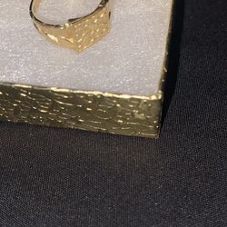 10k Solid Gold Nugget Ring