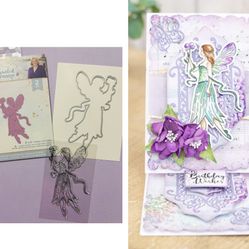 2pc Enchanted Fairy Stamp & Die Set
