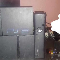 2 ps2s and a PS2 mini with a Xbox 360