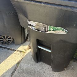 Toter 96 gallon trash cans