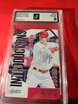 2020 Panini Absolute Baseball Introductions #INT3 Shohei Ohtani EJE 8 NM-MT