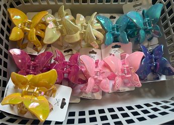 $1 butterfly clips