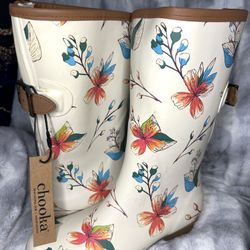 Chooka Women’s Tropics Bainbridge Rain Boots- Size 7