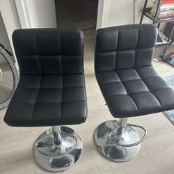 Modern Leather Bar Stools