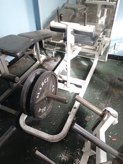 Commercial Plate-Loaded Seated Calf Raise Machine