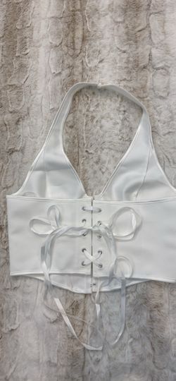 Brand New White Corset Sz Large 
