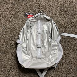 Sliver North face X supreme Backpack 