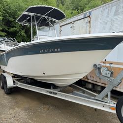 2007 Sea Fox 216 CC With 2023 Aluminum Tandem Trailer