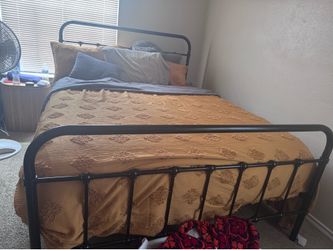 Queen-size bed frame