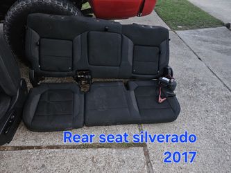 Rear Seat 2017 Silverado