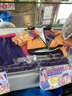 Kids Pop Star Hunter Complete Costume Set