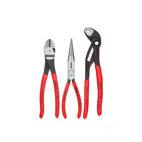 3 Pc Universal Pliers Set w/ Cobra Pliers