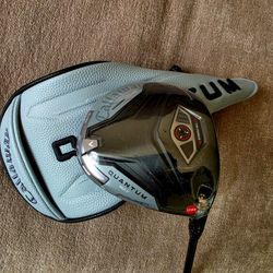 Brand New - 2026 Callaway Quantum Max Driver, 9 degree, Stiff Flex, Headcover included