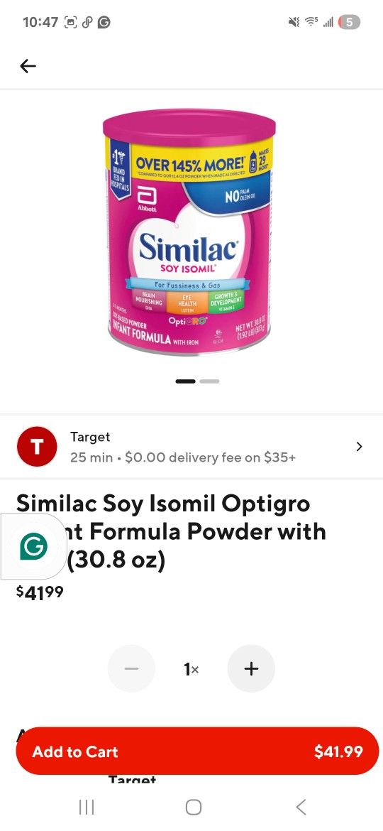 Soy Formula Big Cans