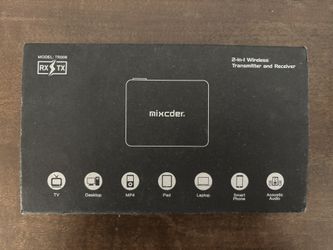 Mixcdr TR008 Bluetooth 4.2 Transmitter Receiver 2-in-1 aptX Low Latency(Like New