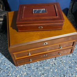 Wood Coin Boxes 