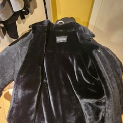 Perry Ellis Portfolio Suede Heavy Leather Jacket XXL