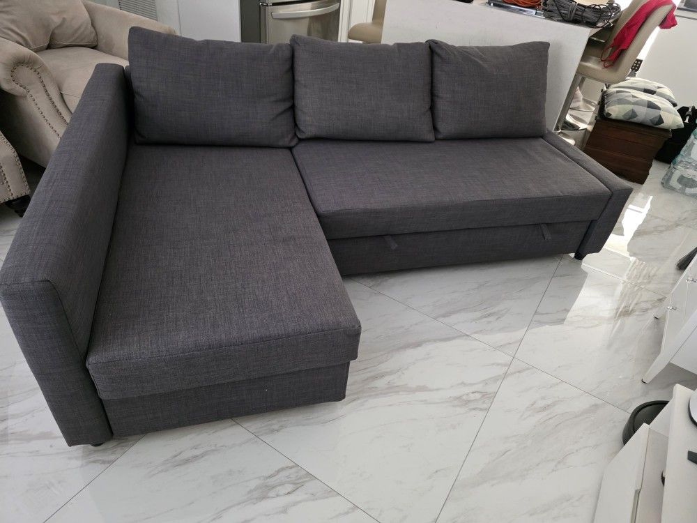 IKEA FRIHETEN SLEEPER SOFA β LIKE NEW