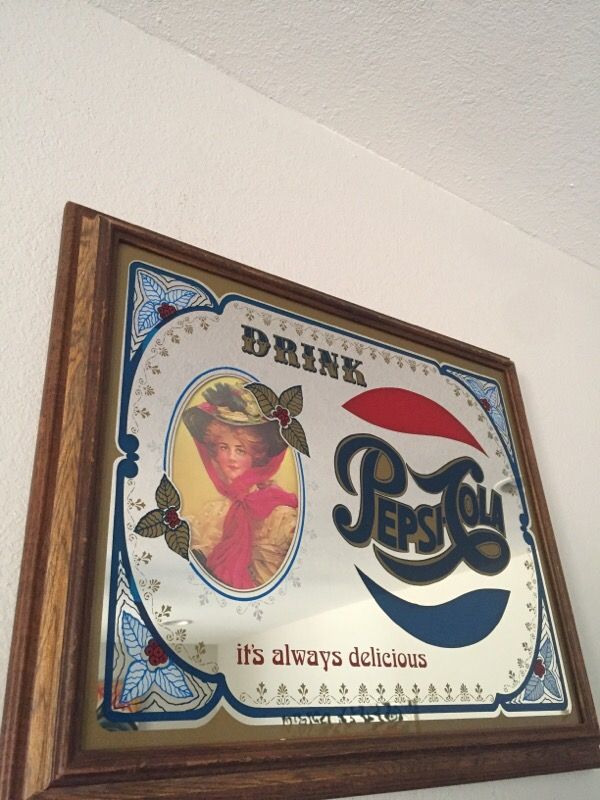 Vintage Pepsi mirror