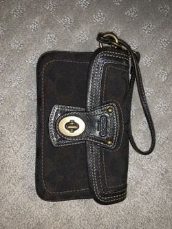 Coach handbags/wristlets