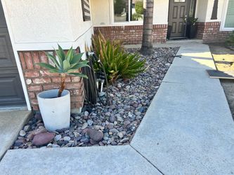 Free pebble/landscaping rock