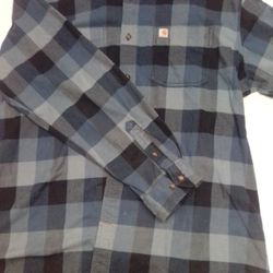 Men's Carhartt Dark Blue Long Sleeve Shirt