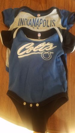Colts Baby Onesies 9-12mos