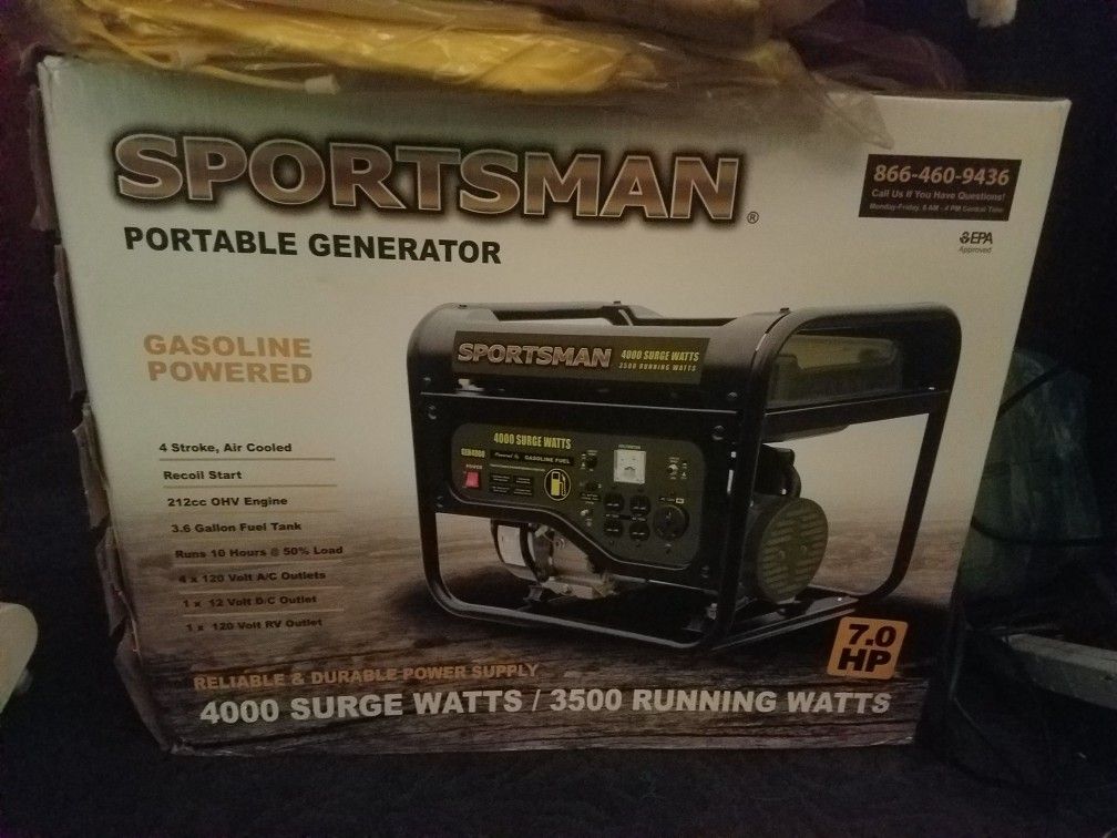 Sportsman generator