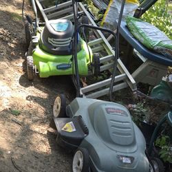 Two/2 Electric Law Mowers Great Conditions 