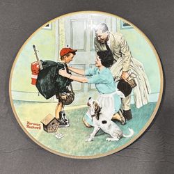 Norman Rockwell’s limited-edition plate, ‘Home From Camp.’