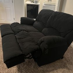 Love Seat Recliner Couch And Glides 