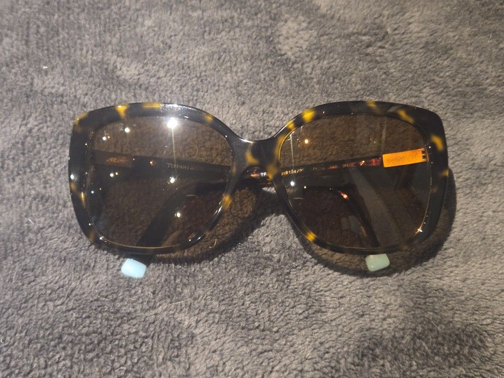 Tiffany & Co Tortise and Blue Sunglasses