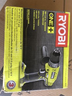 Ryobi 18V hammer drill