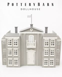 Pottery Barn Kids wooden royal palace Dollhouse limited edition three piece large