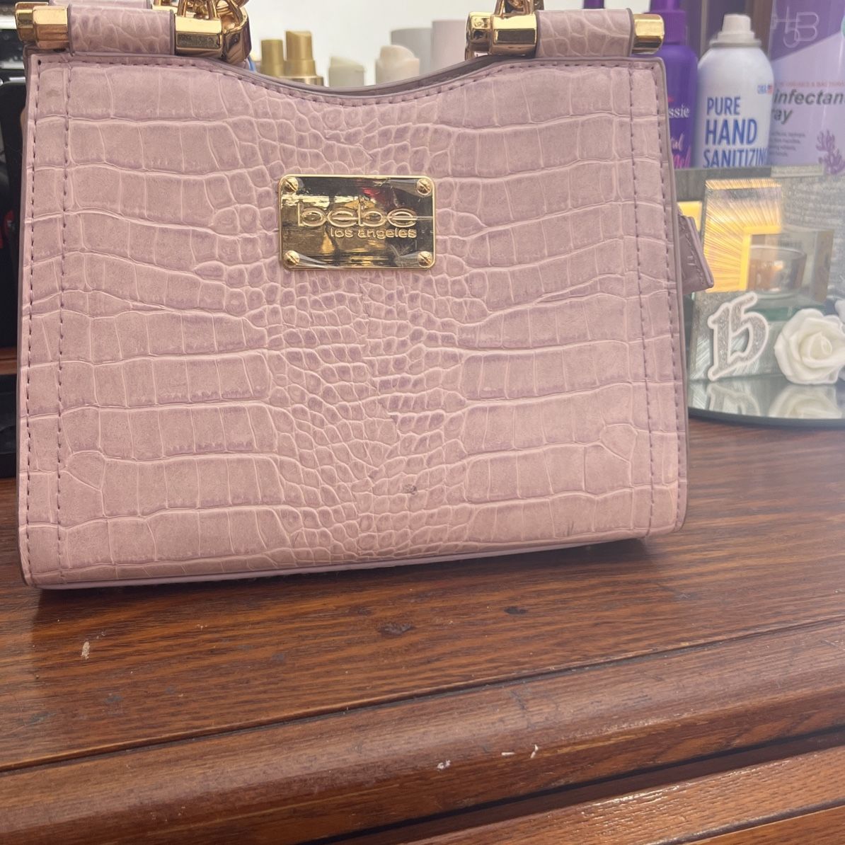 Bebe los angeles pink purse new arrivals
