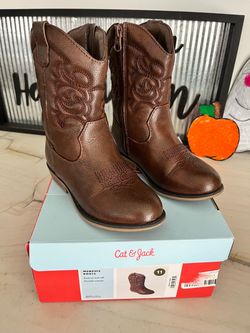 Cat & Jack Cowboy Boots Size 11