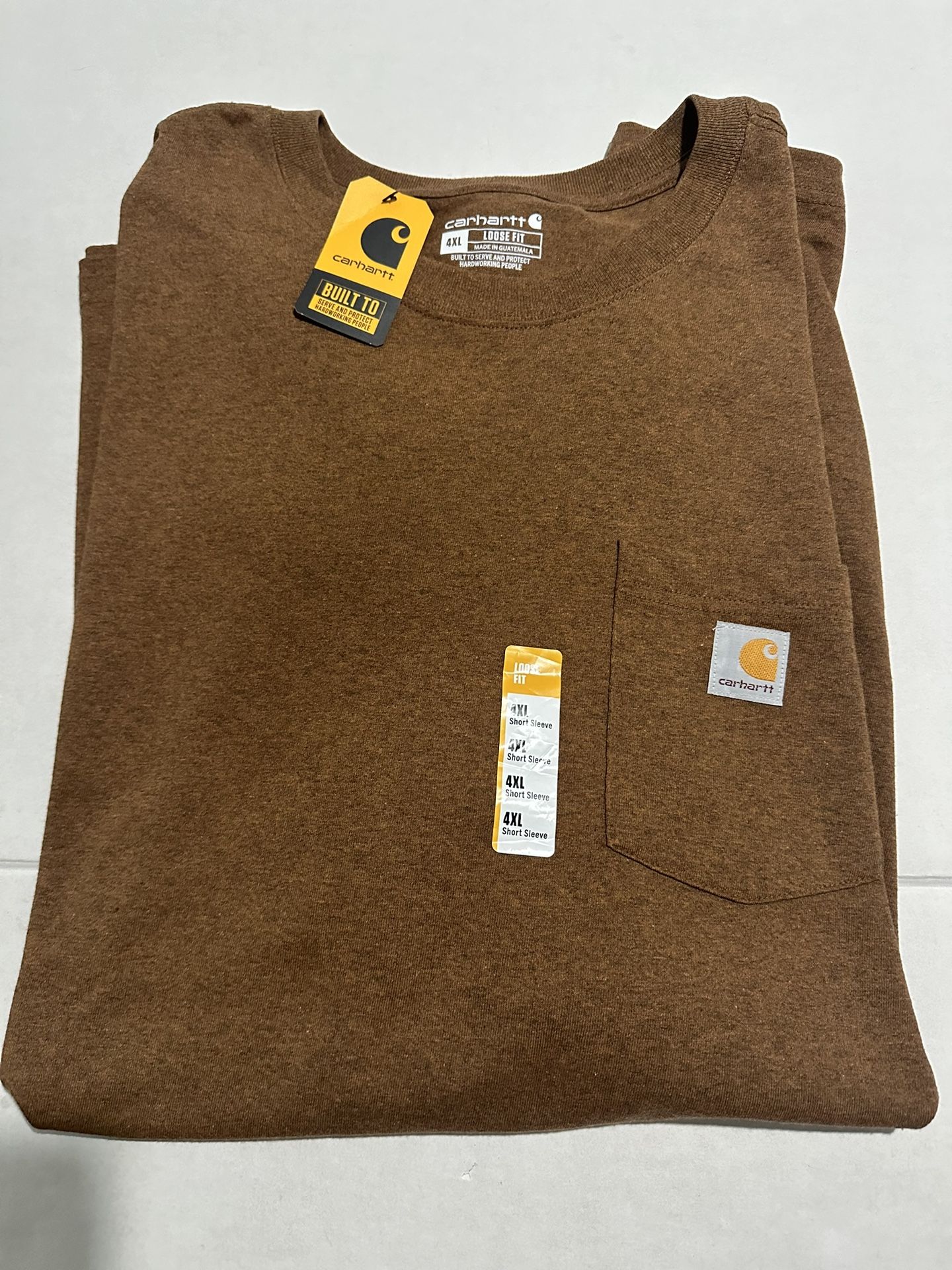 Carhartt Short Sleeve Men’s Tshirt Sixe 4XL Z