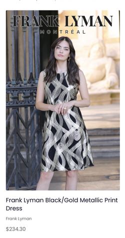 Frank Lyman cocktail dress, size 8