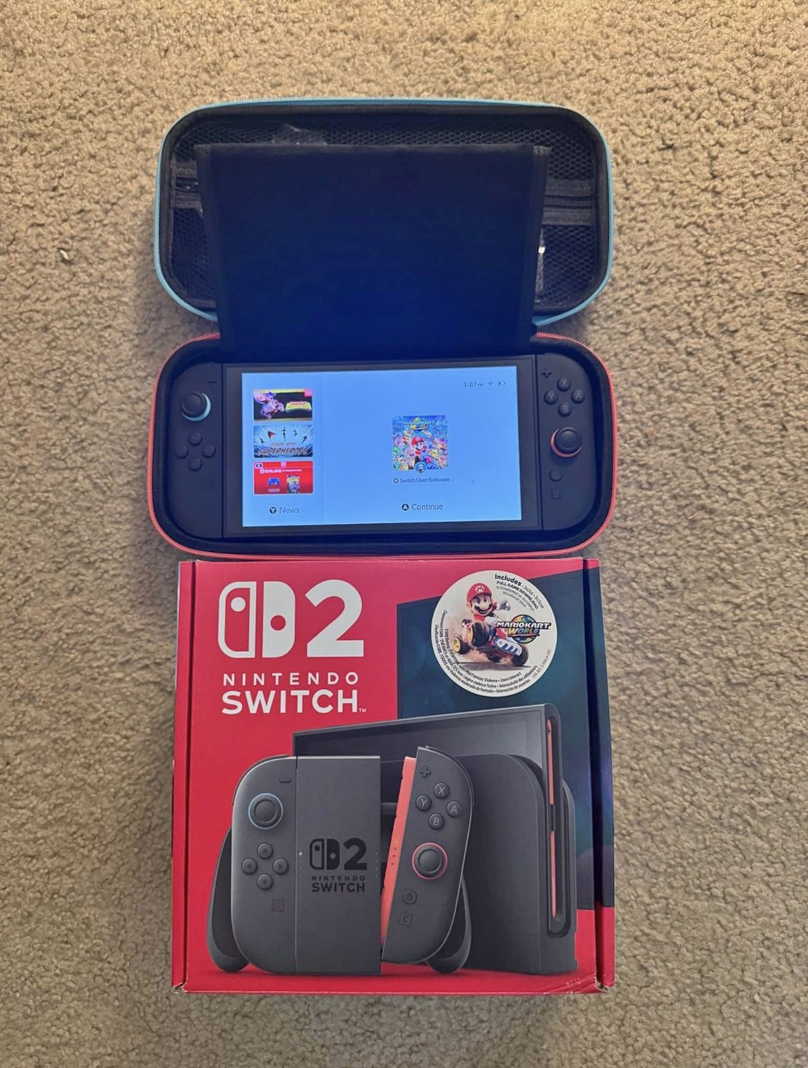 Nintendo Switch 2 + Carrying Case
