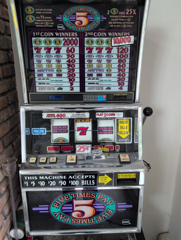 Authentic Working Slot Machine From Vegas Casino