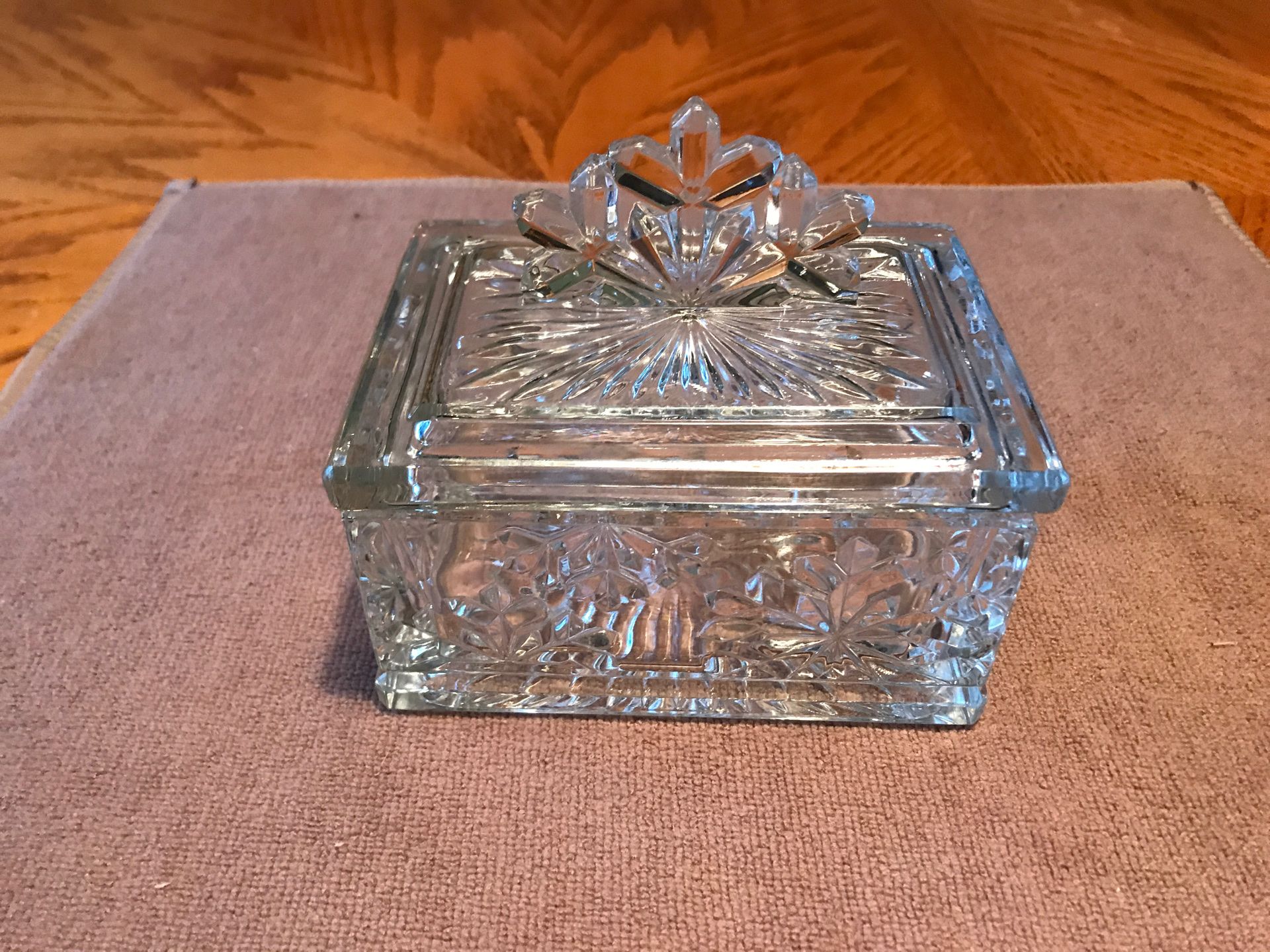 Snowflake Glass Design Box