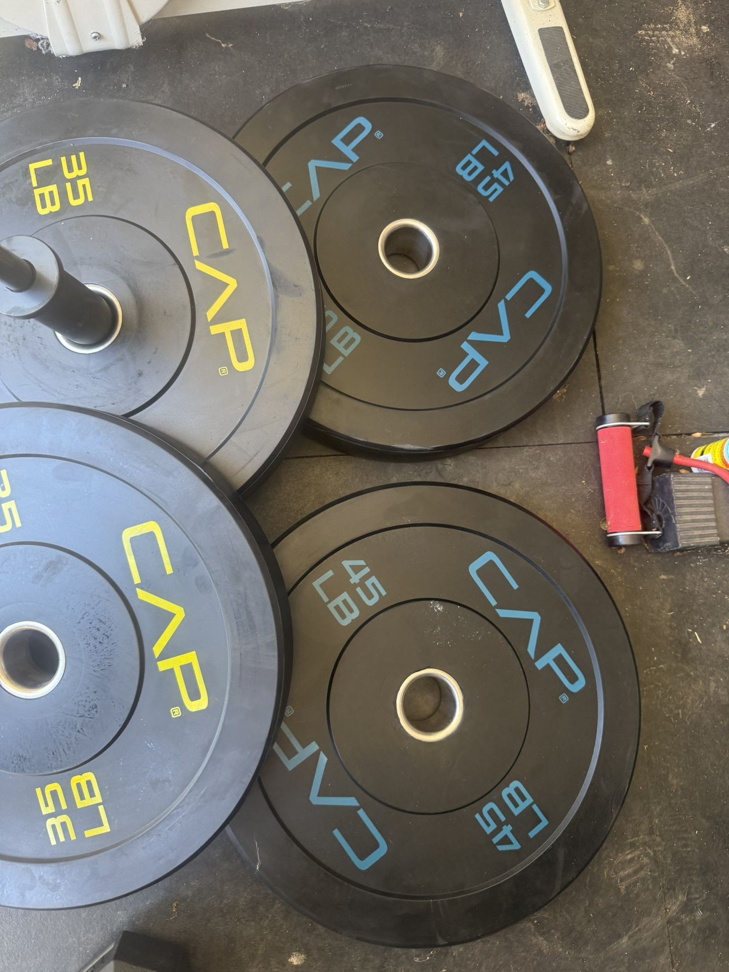 Olympic Weights 2x35 2x45 1x5ft Barbell