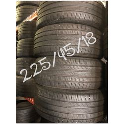 Used tires for sale 225/45/18 $180 all four free installation and balancing