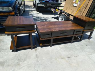 Farmhouse coffee table set