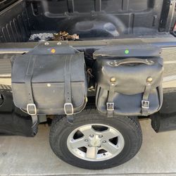 Leather Saddle Bags